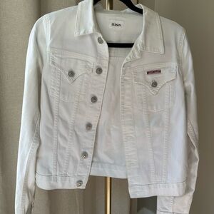 Hudson Jeans Classic White Denim Jacket